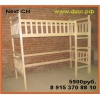 Кровать чердак “Next-CH” для детей и подростков,   из массива сосны