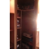 Угловой шкаф с боковыми элементами и подсветкой